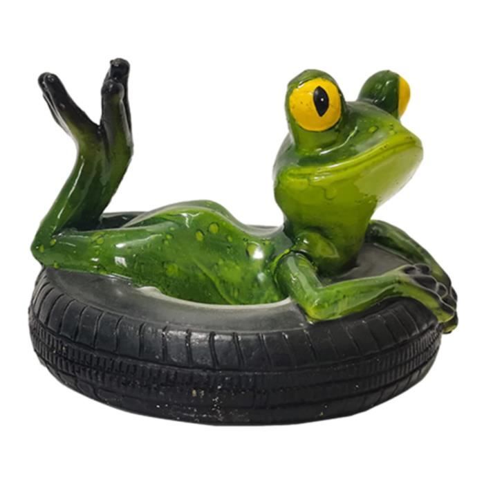Ornement résine grenouille détails complexes décoration maison Ornement résine grenouille détails complexes décoration maison
