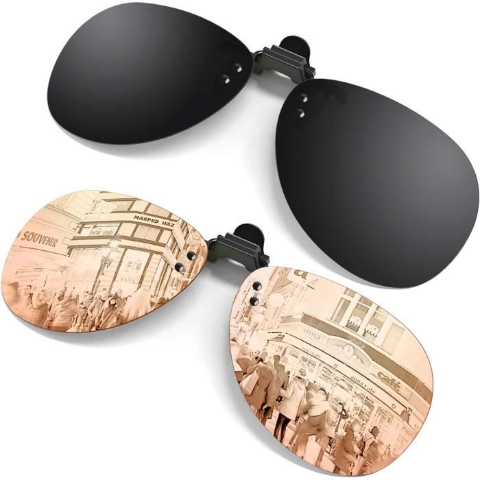 Deux Paires Lunettes Polarisees A Lentilles Aviateur Sans Monture Pour La Conduite La Peche Et Les Activites De L Exterieur u5212 Gris Rose Achat Vente lunettes de soleil Neuf Cdiscount