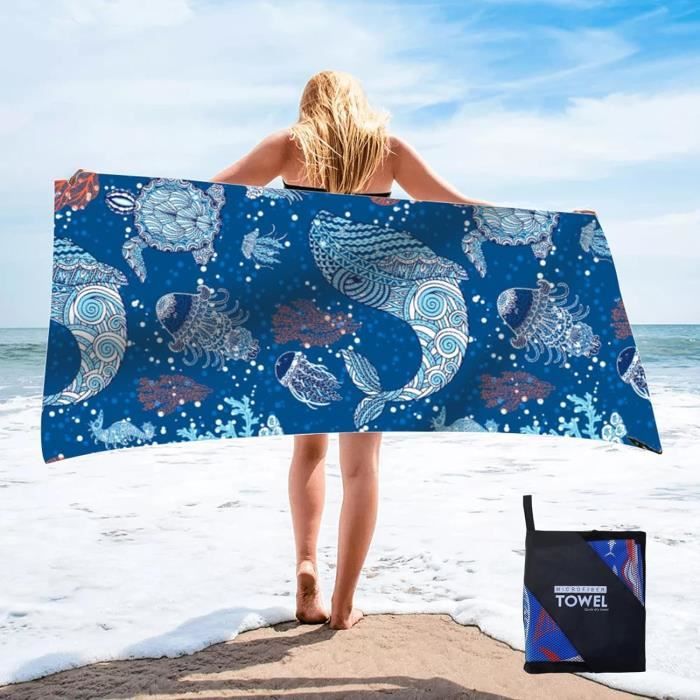 Serviette de plage Speedo - Verre Arctique/Fleurs Kaluna SPEEDO Serviette de plage Speedo - Verre Arctique/Fleurs Kaluna SPEEDO
