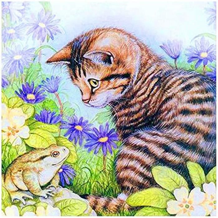 Kit De Peinture Diamant 5D « Chien Carlin » - Toile 30x40 Cm, Foret Complet - Loisir Créatif, Décoration Murale - 9