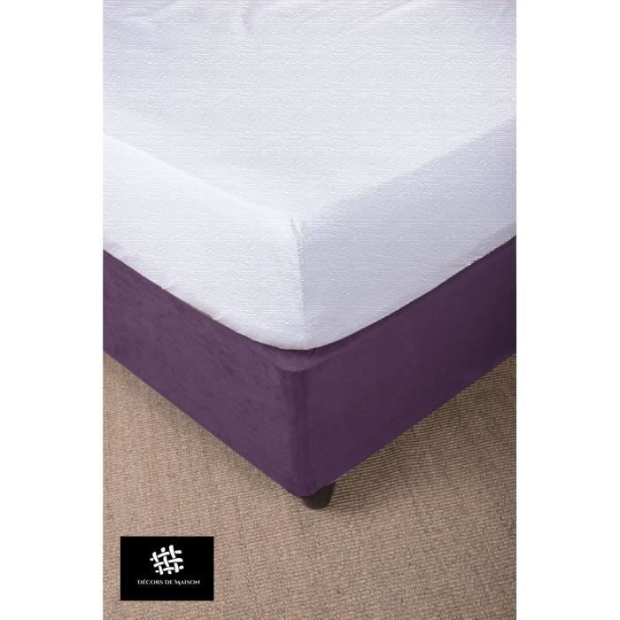 Protège-matelas (160 X 200 Cm) Elise Blanc - Linge De Lit