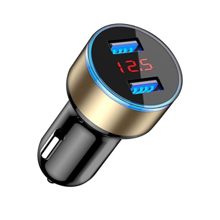 Universel Chargeur Téléphone Voiture Adaptateur 2 Usb 3 1a Avec Led D Affichage Automatique Pour Téléphone Iphone Sumsung Achat Chargeur Téléphone Pas Cher Avis Et Meilleur Prix Cdiscount