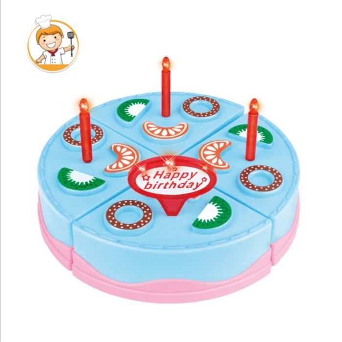 Jouet Decouper Jeu D Imitation Gateau D Anniversaire Dessert