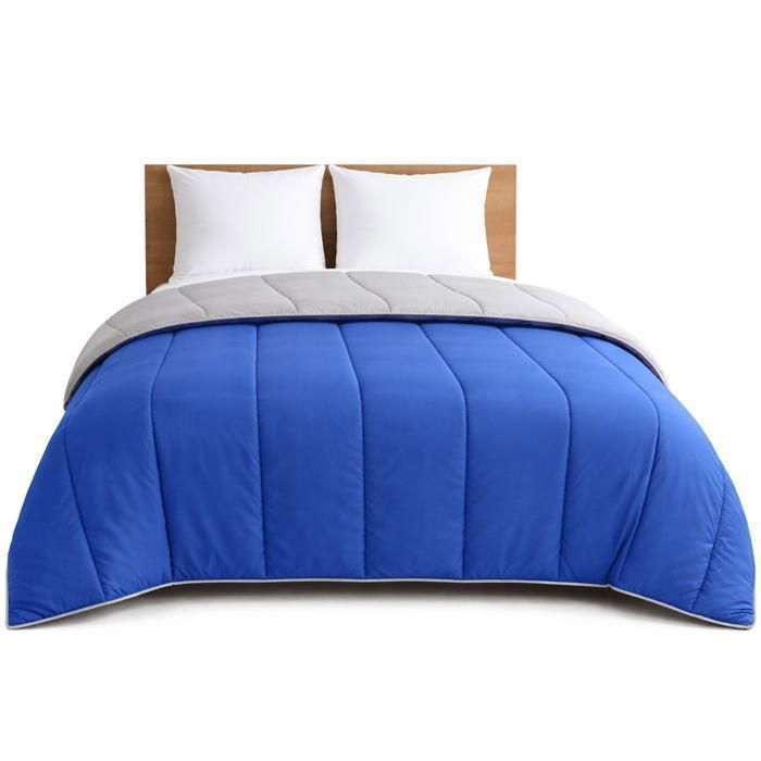 Couette Ultra Légère Bicolore - 2 personnes 240 x 260 - Spécial Été - MORTREUX