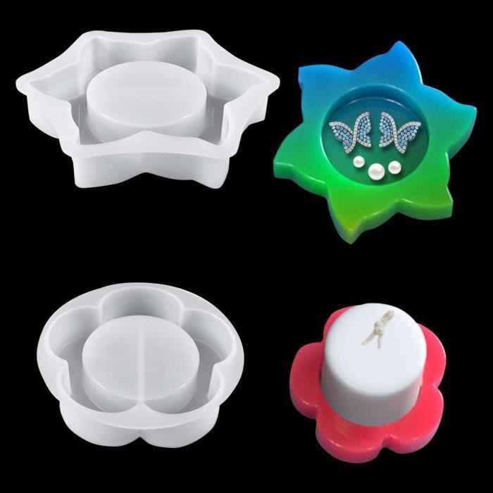Moule Silicone 3 Pièces Porte-bougie Arbre En Résine époxy