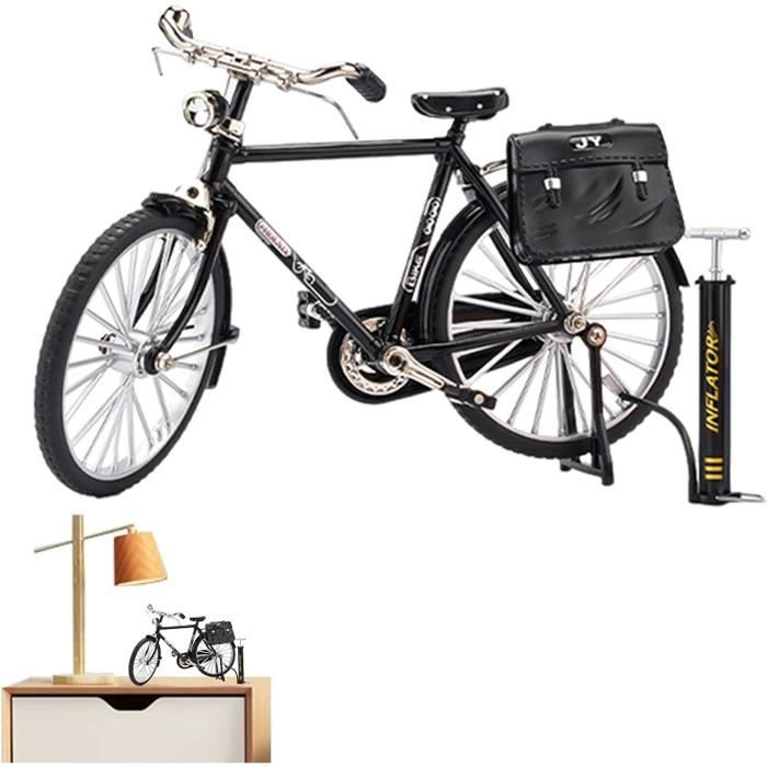 Vélo Jouet Vélo Modèle Vintage Doigt Vélo Mini Unique Artisanat Sculpture pour La Décoration de