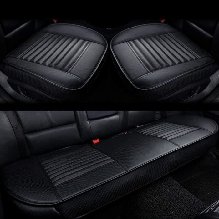 Housse Siège Voiture Arrière Sans Dossier - Coussin Respirant Doux Chaud 130x49cm Avec Poche