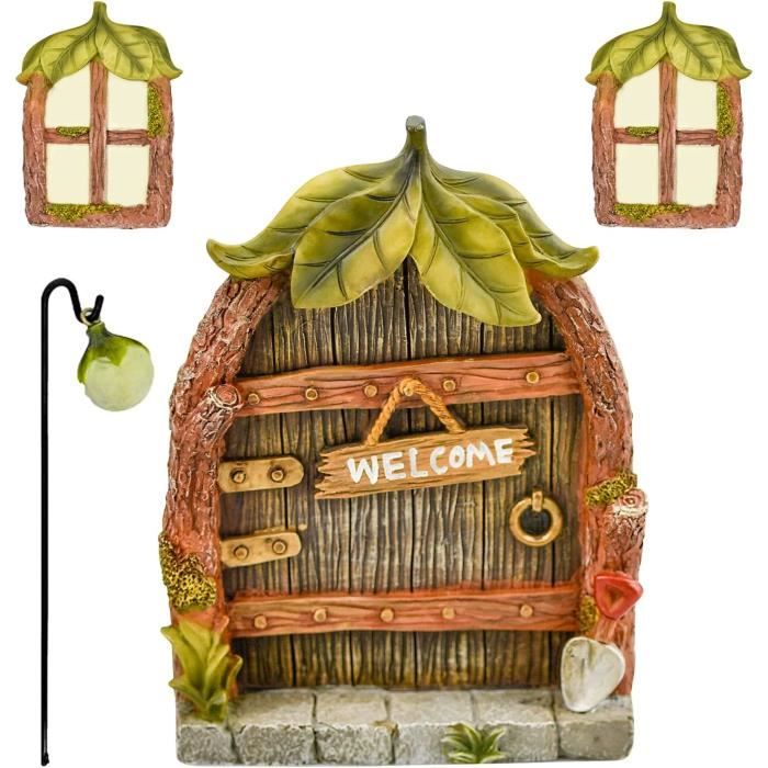 Statue Nain Jardin XFLYP - Résine 15x13cm - Déco Extérieur Fantasy