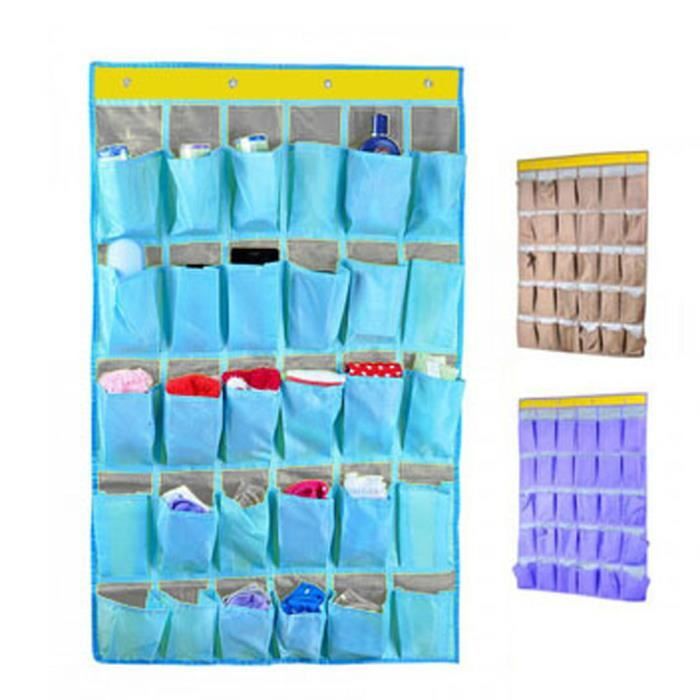 Sac Muraux 30 Pochettes Accueil Etagere Rangement Suspendu