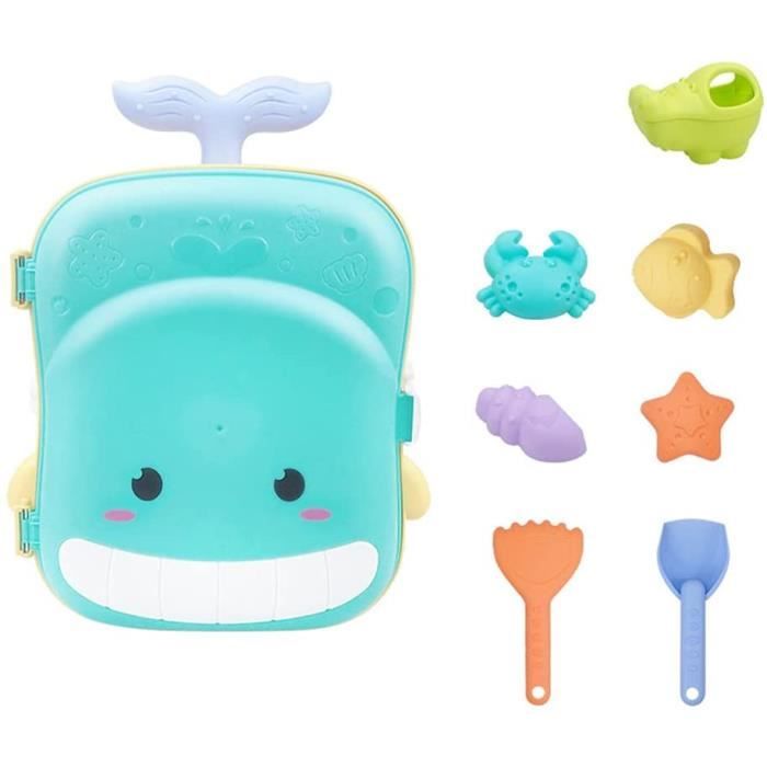 O 8 Pieces Plage Sable Jouet Valise D Eau Exterieure Bac A Sable Piscine Ensembles Outils De Jeu De Sable Pour Bebe Enfant Ac 74 Cdiscount Jeux Jouets