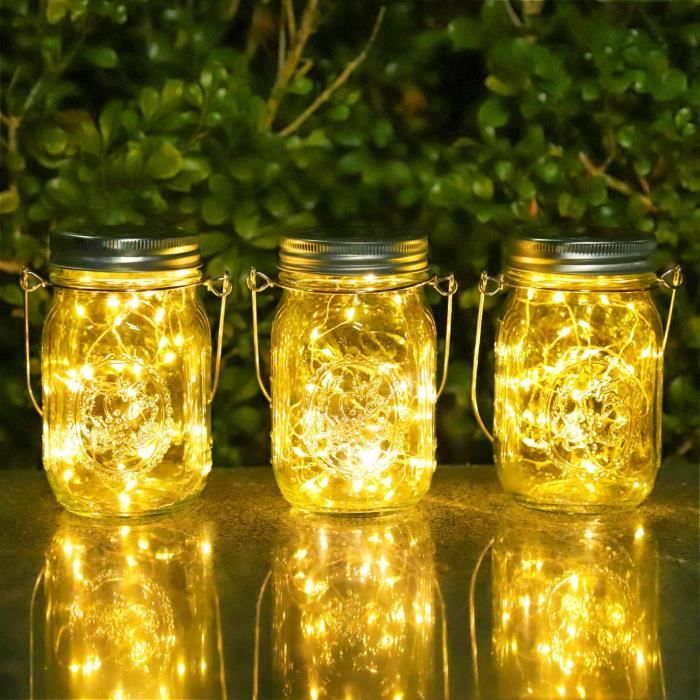 Lanterne Solaire - LANGTU - Jardin - 3 Pièces - 30 LED - Étanche IP65