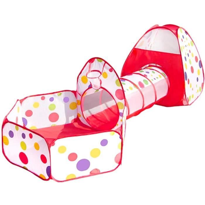 Toboggan Meigirlxy Tunnel Tente Enfant Pop Up Pliant Tente Jeu Maison De Jeux Pour Enfants Exterieur Interieur Avec Ch392 Cdiscount Jeux Jouets
