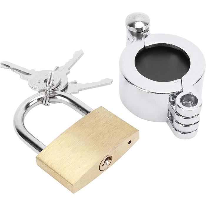 Serrure De Robinet Extérieur En Métal - Avec 3 Clés, Antivol Pour Tuyau D'arrosage, 6x12,5 Cm