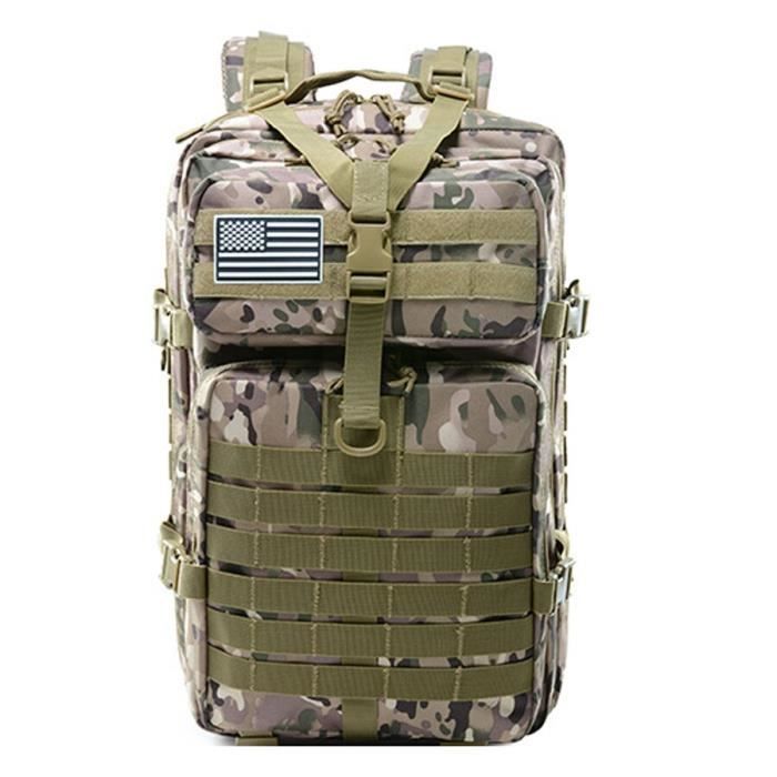 Sac à Dos Militaire Tactique Vert - Neuf Sans Marque
