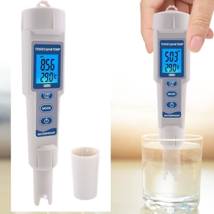 ARKA MyAQUA PH/TDS/EC Testeur D'eau électronique PH, TDS, Conductivité