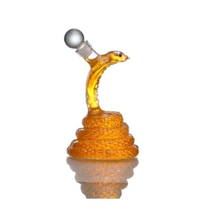 Carafe Whisky Bulldog – Bouteille En Verre Forme Chien Drôle, 300 Ml, Idéale Cadeau Enterrement Vie Garçon Ou Mariage