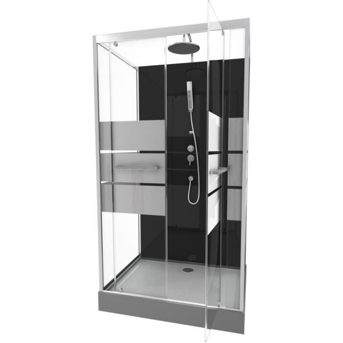 Maxim Het formulier Burgerschap AURLANE cabine de douche study 110x80x225cm - Cdiscount Bricolage