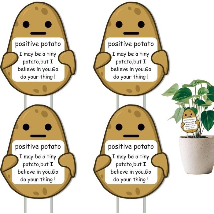 RoadLoo 2 Pièces Mini Poupées Pommes De Terre Positives - Cadeaux Réconfortants Et Décoration