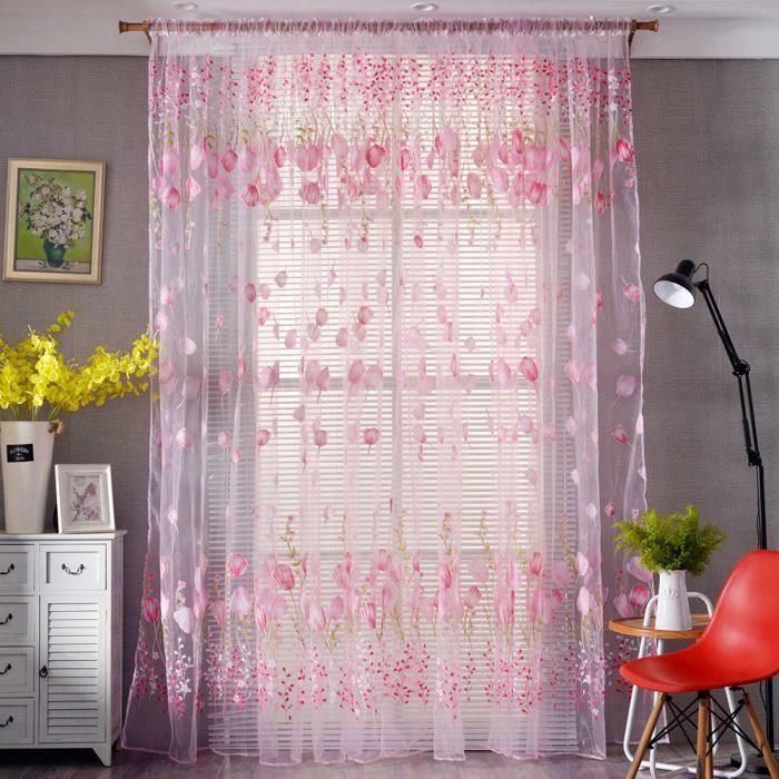 SIMPVALE 1 Pièce Store Romain Rideaux - Store Romain à Nouer avec Passe-Tringle Rideaux Voile - pour Chambre, Bureau, Salle de Bain, Cuisine, Café, 80x140cm