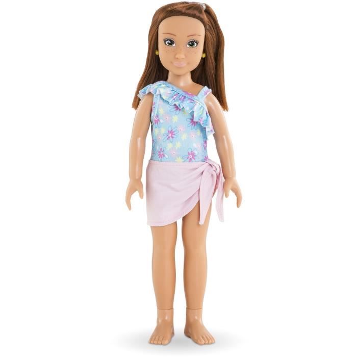 Coffret Zoé à la plage - COROLLE GIRLS - Poupée mannequin - 5 accessoires - 28 cm - Dès 4 ans