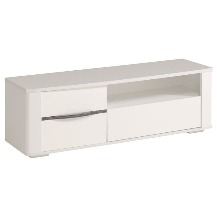 Meuble Tv Blanc Laque Bianco Achat Vente Meuble Tv Meuble Tv