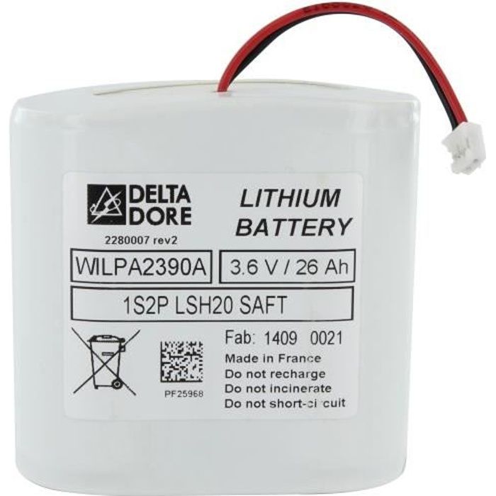Delta Dore Batterie BAT CS 8000-SI-SEF TYXAL+ - 6416222