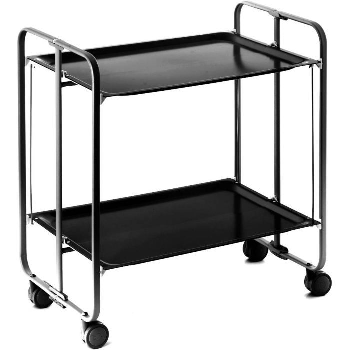 Table Roulante Pliante Noire Achat Vente Desserte Billot