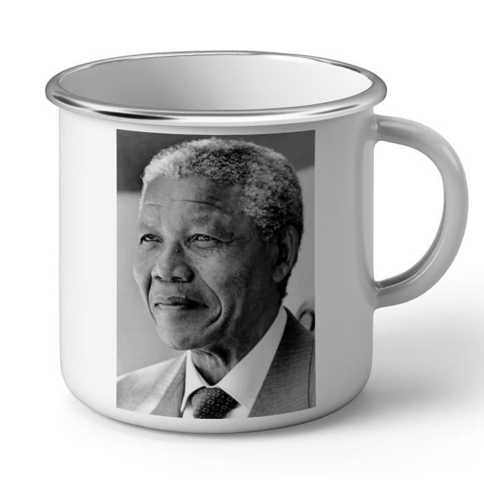 Sweatshirt Homme Nelson Mandela - Design Exclusif Imprimé En France - Matière Polycoton Douce Et Durable