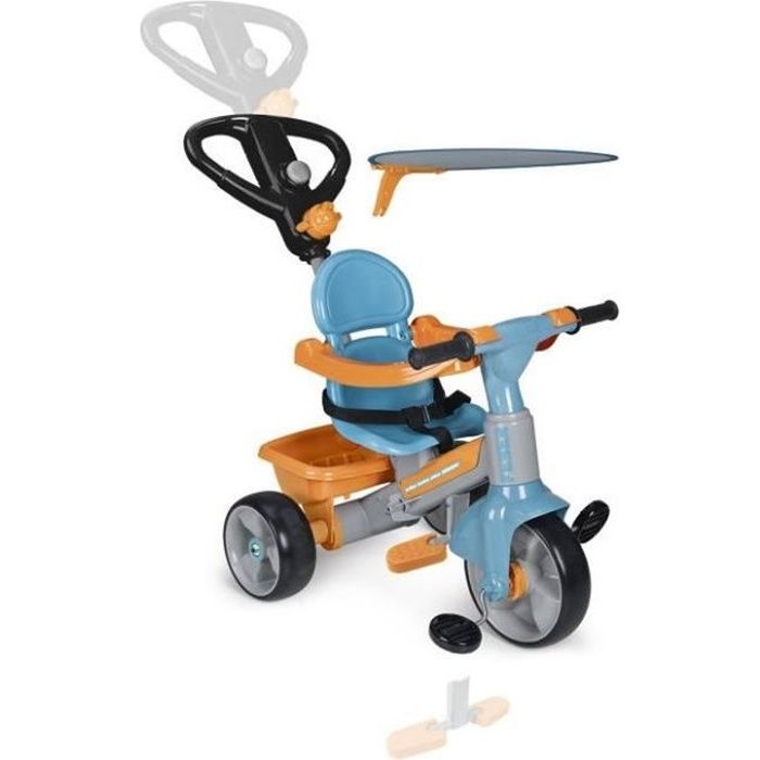 Tricycle évolutif FEBER Trike Baby Plus Music - Violet et rose - Pour enfants de 1 à 3 ans