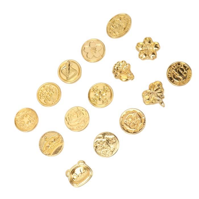 TMISHION Ensemble De Têtes De Tampons De Cire Ensemble De Tampons De Cire à Cacheter, Ensemble