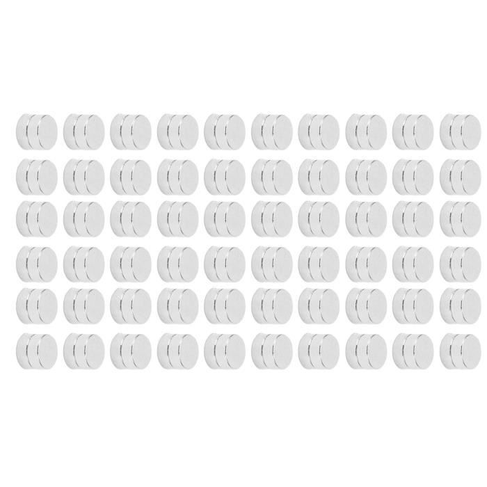 Vinabo Lot De 60 Petits Aimants En Néodyme 6 Mm X 3 Mm - Petit Aimant