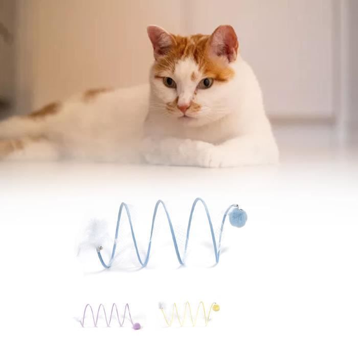 Tunnel Pliable Pour Chat Avec Bruit Froissé – Vert Fluorescent, 50 X 25 X 25 Cm – Jouet Interactif Pour Jeu Et Repos