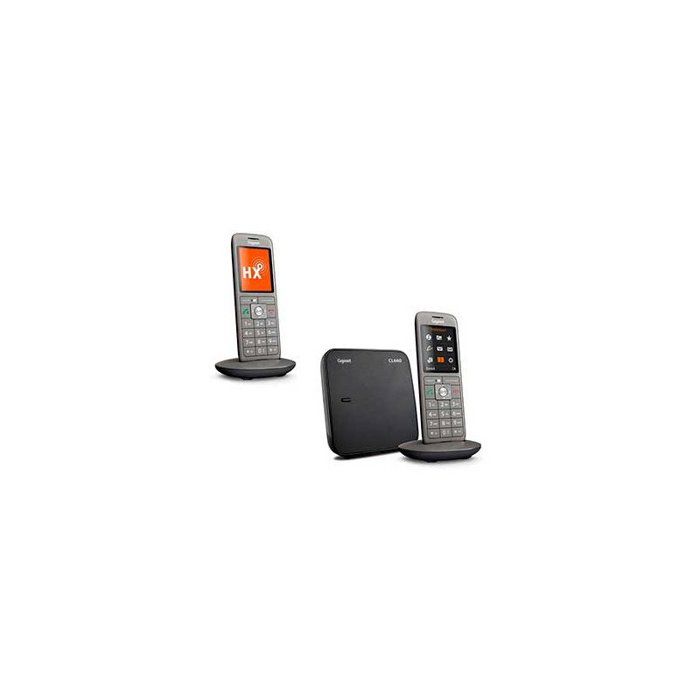 Téléphone Sans Fil Gigaset CL660 Duo – 2 Combinés, Écran Couleur Rétroéclairé