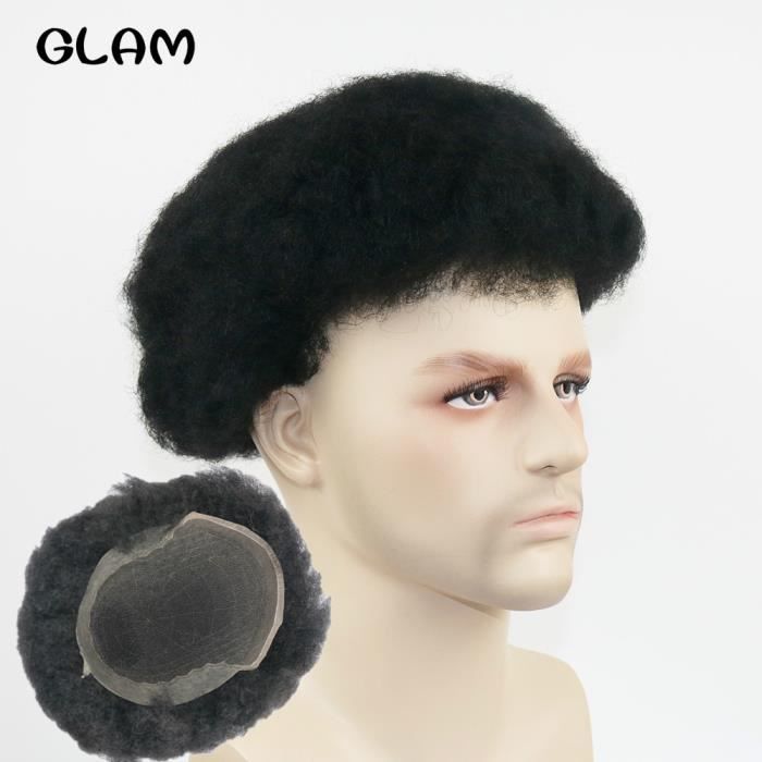 Perruque cheveux bouclés homme
