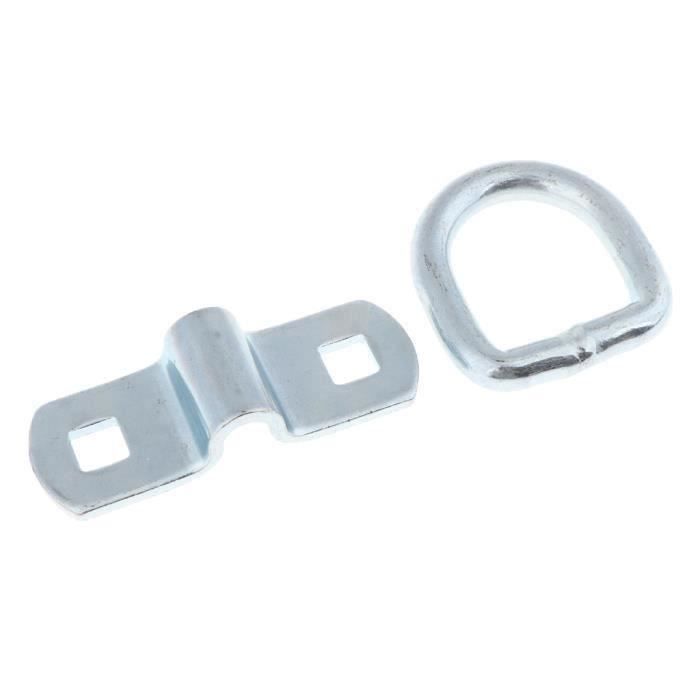 Attaches Anneau En D Pour Remorque - 4 Pièces, Acier Inox, Charge 18 000 Lb, Neuves