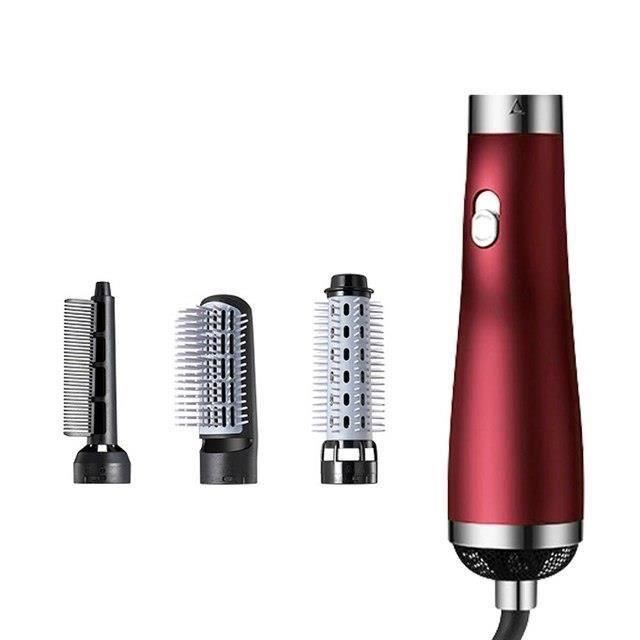 Sèche-cheveux Brosse à Air Chaud 3 En 1 Ionique – LISAPRO 1000W, 4 Vitesses