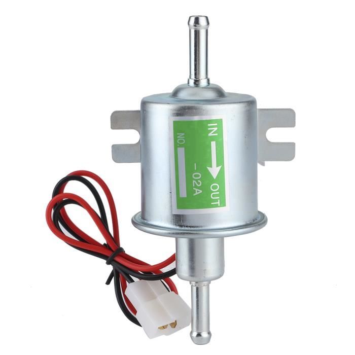 Pompe à Essence électrique 12V HEP-02A - Petit Et Léger, Facile à Installer - Pour Transfert De Carburant (essence, Diesel) - Alimentation Par Prise Allume-cigare - 3