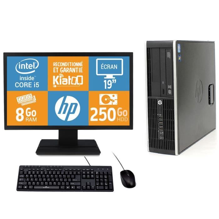 Acheter Ordinateur de bureau HP ELITE 8100 intel core I5 8go ram 250 go disque dur TFT 19 pc de bureau reconditionnée W7 Reconditionné - 299,00 € Ordinateur de bureau HP ELITE 8100 intel core I5 8go ram 250 go disque dur TFT 19 pc de bureau reconditionnée W7 Reconditionné - Hewlett-Packard reconditionné disponible sur Cdiscount Seconde Vie