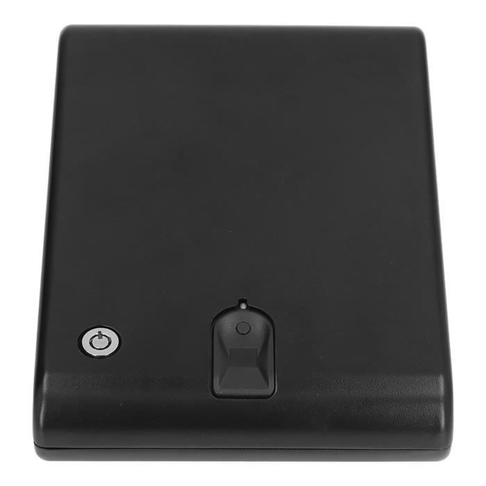 Coffret De Sécurité Pour Pistolet Stopbox - Boîte Murale Ancrée - Noir - Neuf - Sécurité Arme