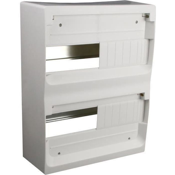 Coffret 26 modules blanc &agrave; &eacute;quiper avec accessoires - Zenitech