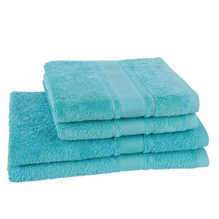 Jules Clarysse Lot De 2 Draps De Bain 2 Serviettes Royale