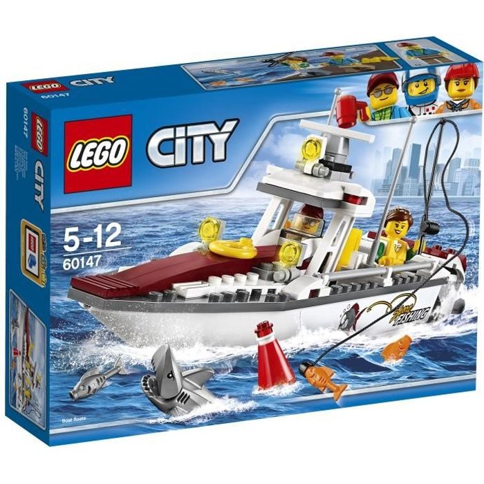 LEGO® City 60147 Le Bateau de Pêche Reconditionné - Lego reconditionné disponible sur Cdiscount Seconde Vie
