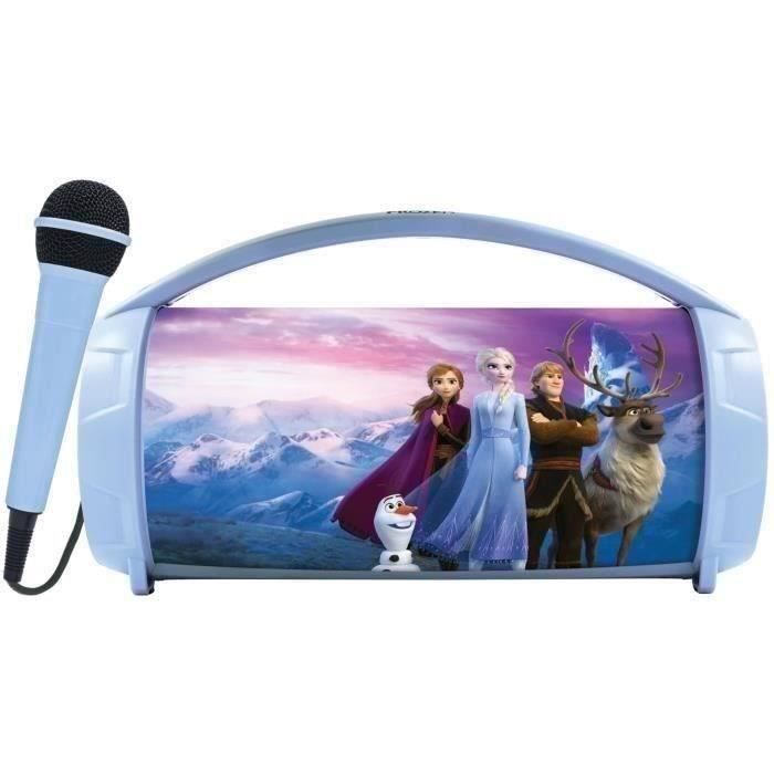 Enceinte Bluetooth Lexibook Reine Des Neiges – Lumineuse, Micro Karaoké - vue 3