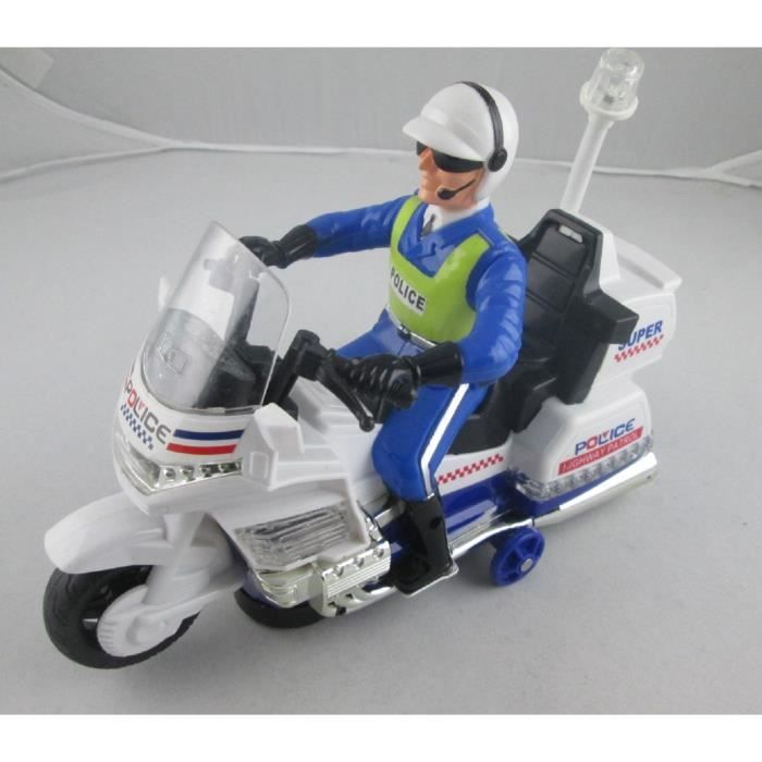 Moto de police musical et lumineuse pour enfant - Cdiscount Jeux - Jouets