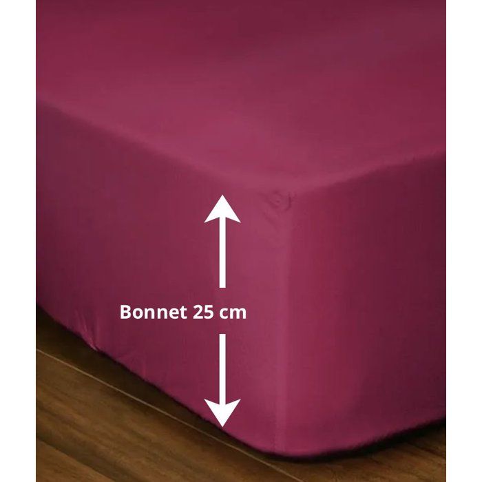 Lovely Home Drap-housse - LH71614 - 180x200+25 cm - vue 1
