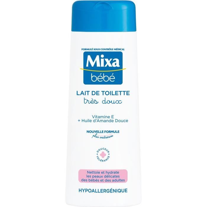 Lait De Toilette Tres Doux 250ml Mixa Bebe Cdiscount Pret A Porter