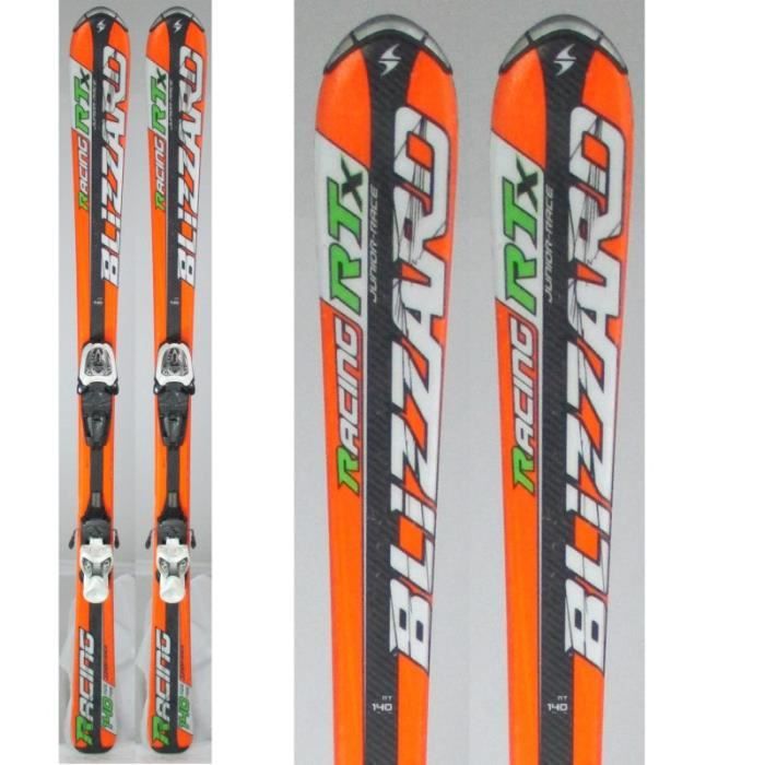 Qualité A 110 cm fixations Blizzard Ski junior Blizzard RACING RTX occasion 