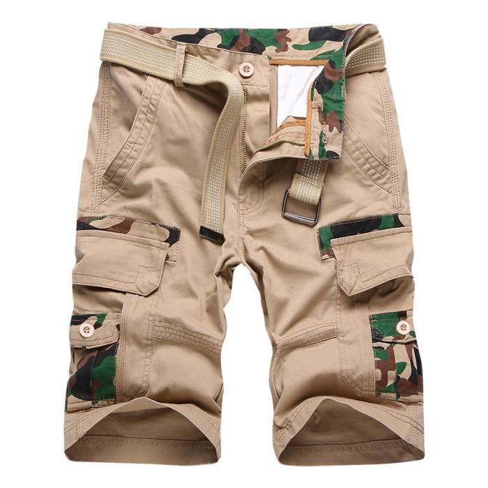 Bermuda homme hotsell kaki militaire