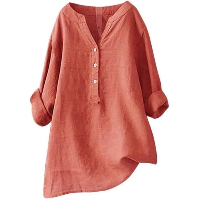 Blouse femme lin 2025