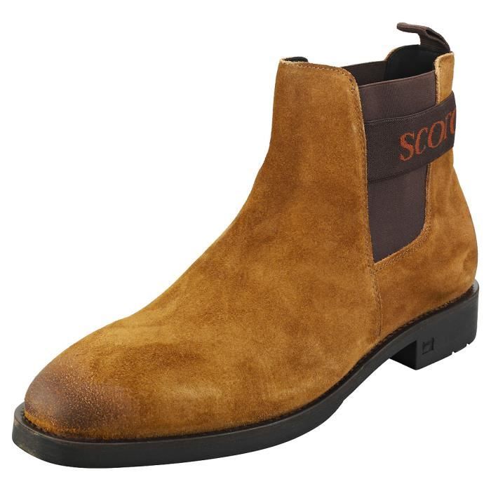 botte homme cognac